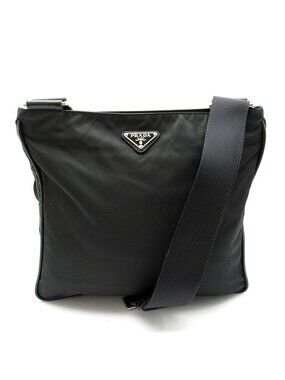 Prada Shoulder Bag Nylon Black